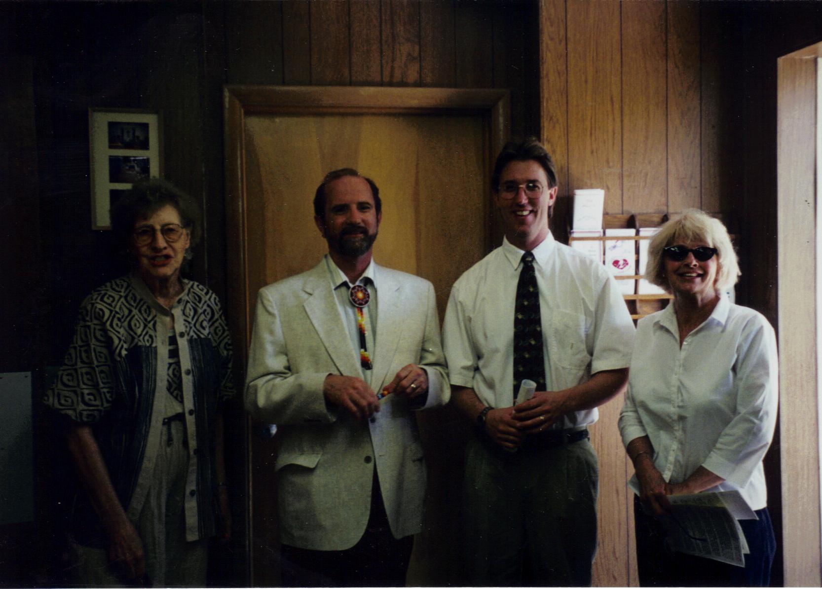 Four in the narthex